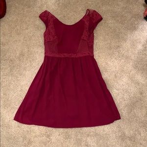 Lace skater dress